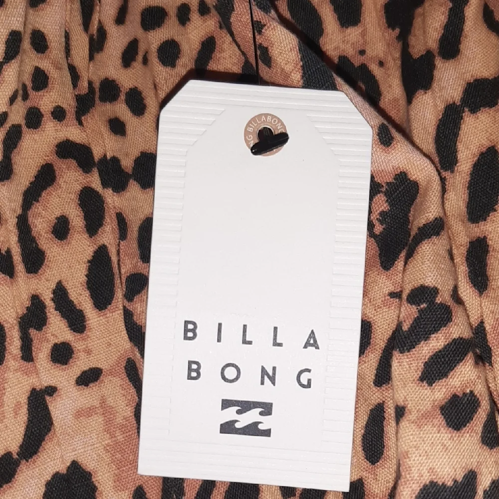 Billabong Brown Print Puff Sleeve Dress - Picture 2 of 8